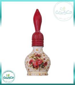 سرمه دان چوبی قرمزرنگ