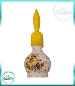 سرمه دان چوبی زرد رنگ