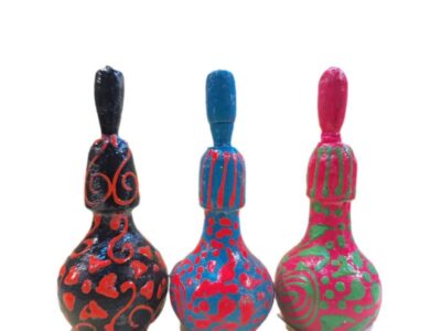 سرمه دان چوبی آبی رنگ 38 گرم